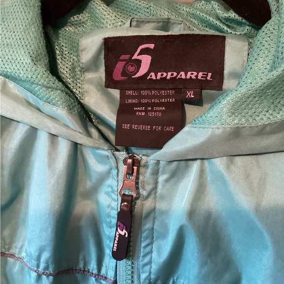 I5Apparel ladies windbreaker rain coat, size XL - Picture 2 of 7